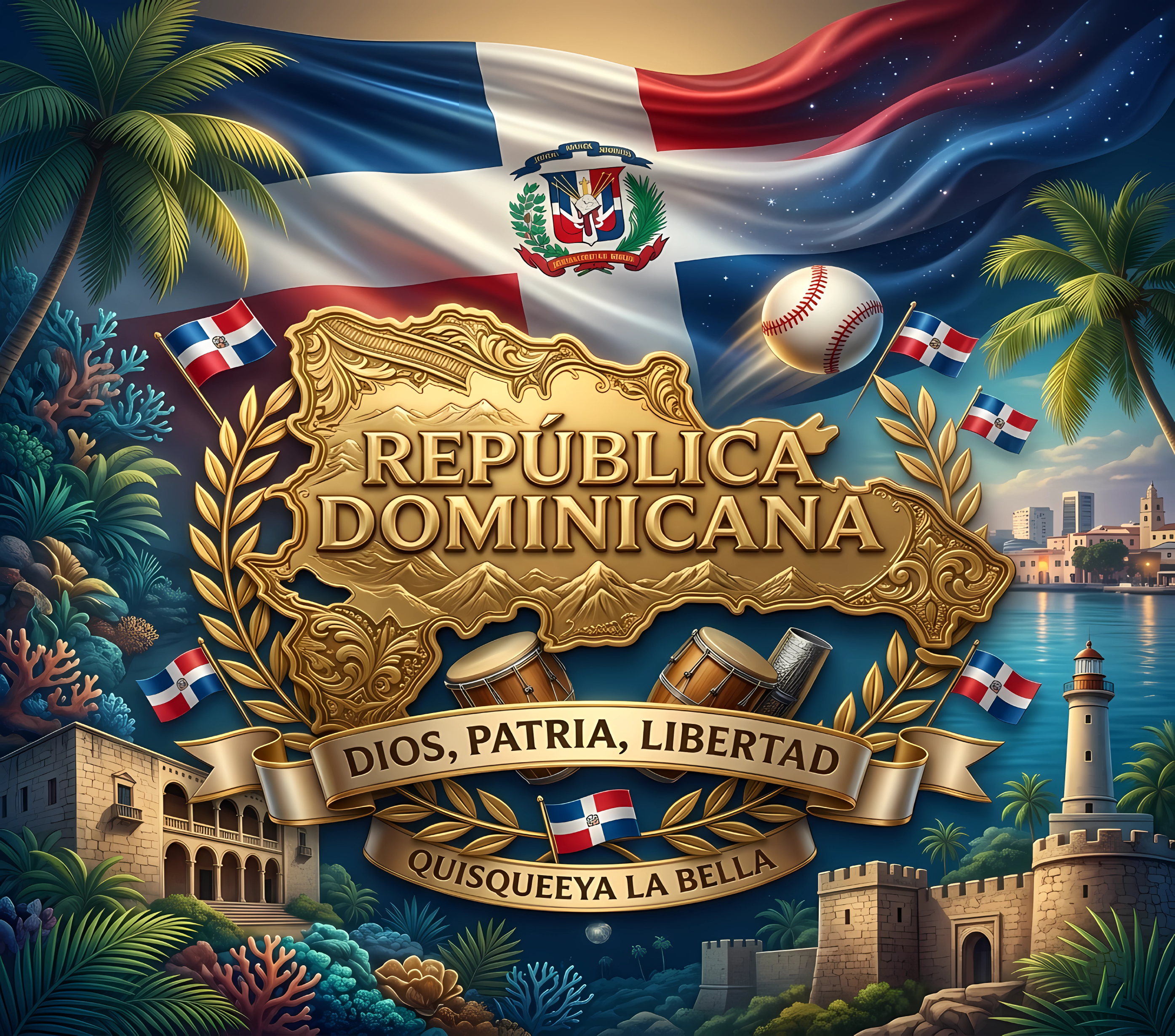 Republica Dominicana Tumbler