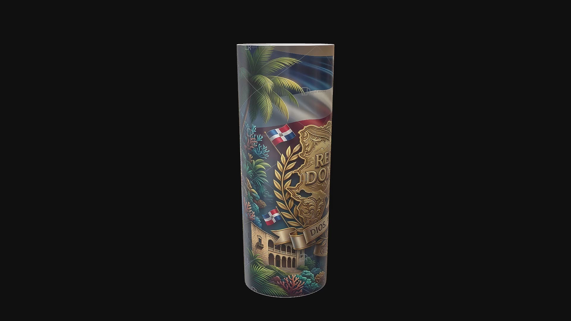 Republica Dominicana Tumbler